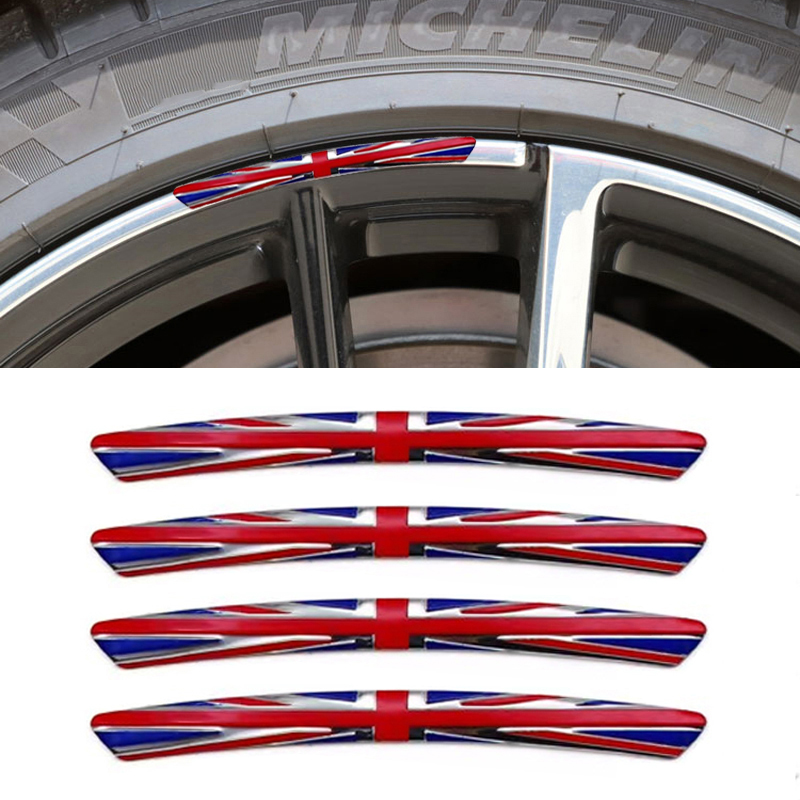 Car Accessories Uk - 4 Uds pegatina de rueda de