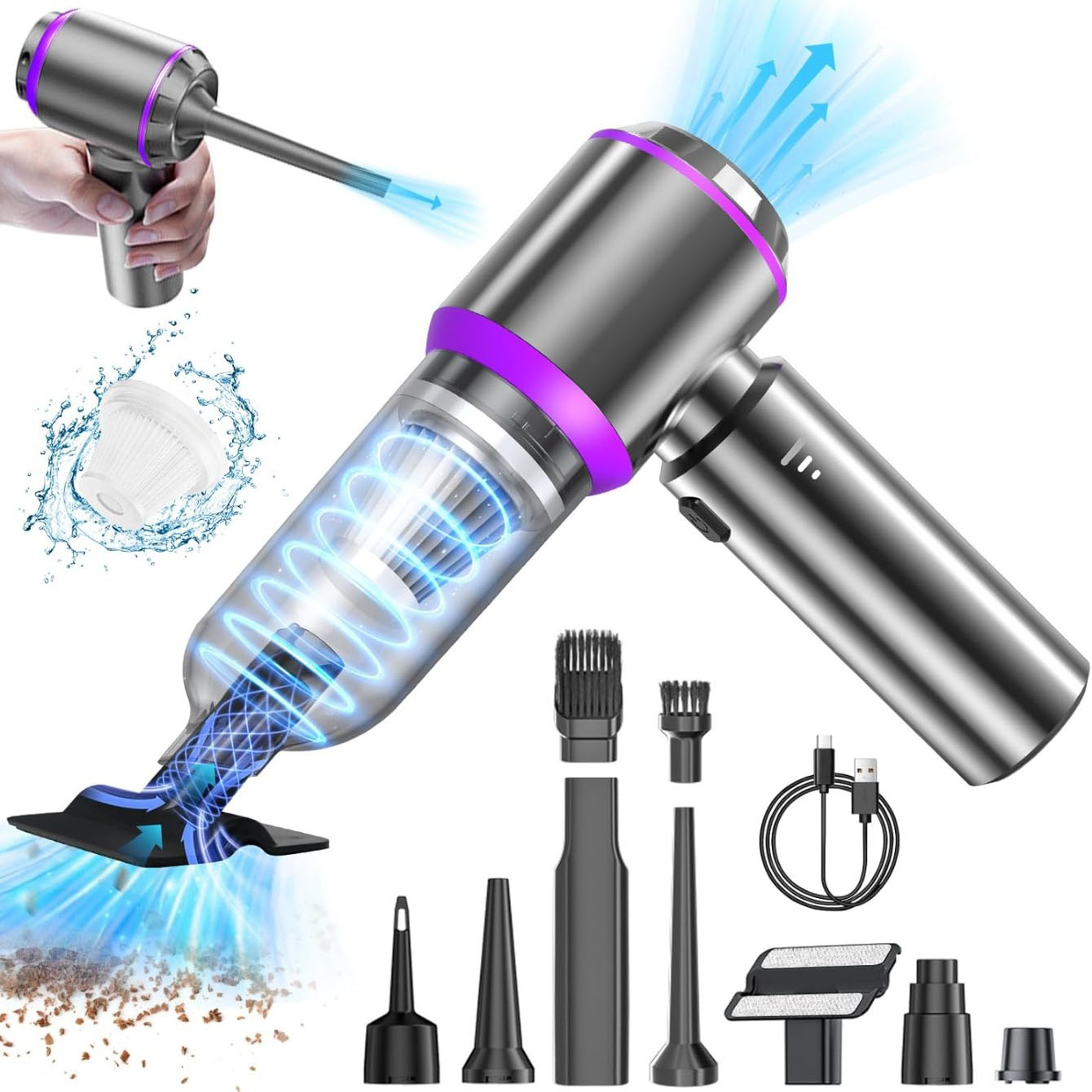 Car Vacuum Cleaner - Potente Aspiradora para Auto | Aspiradora
