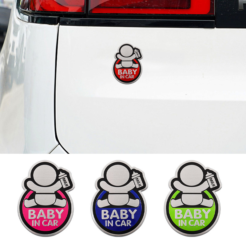 Car Accessories For Baby - Pegatinas de advertencia para coche, de