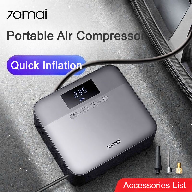 Car Portable Tire Inflator - Compresor de aire portátil 70mai, inflador
