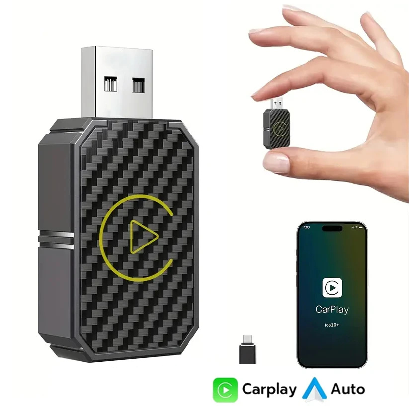 Car Accessories Usa - Adaptador inalámbrico Smart Dongle CarPlay para