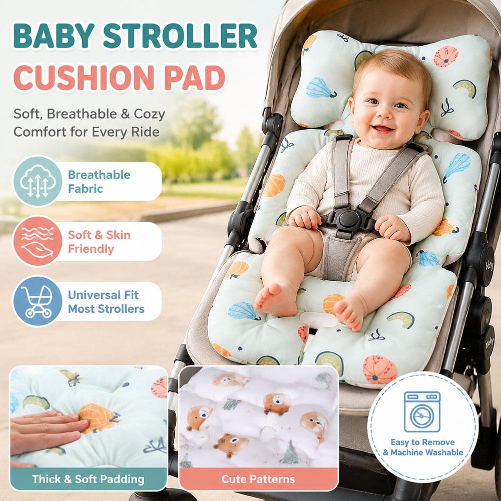 Car Accessories For Baby - Cojín Suave para Asiento de Cochecito