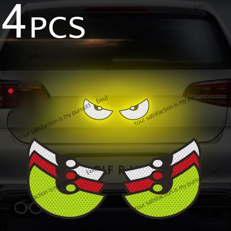 Car Accessories For Night Driving - Pegatinas reflectantes para coche, conducción segura