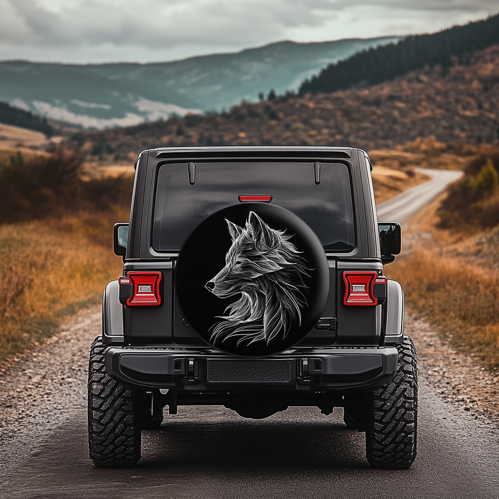 Car Accessories Exterior - Funda para Neumáticos con Diseño de