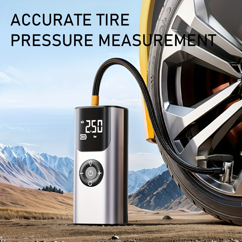 Inflador de neumáticos portáti - Car Portable Tire Inflator reseña y precio