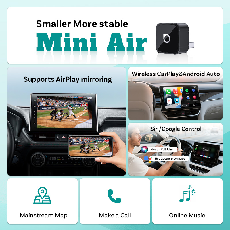 Adaptador Ottocast Mini Air in - Car Accessories Youtube reseña y precio