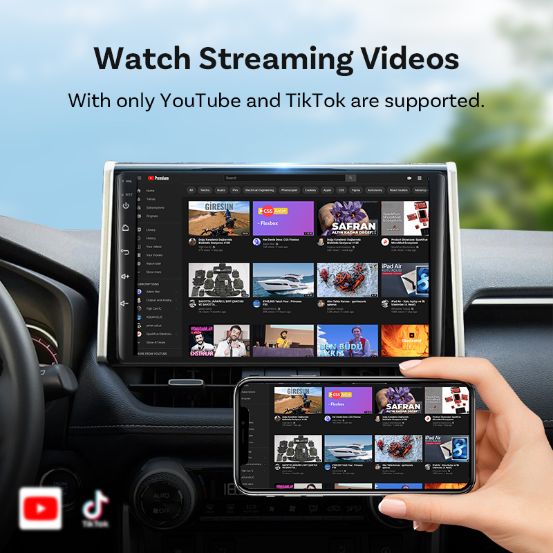 Adaptador Ottocast Mini Air in - Car Accessories Youtube reseña y precio