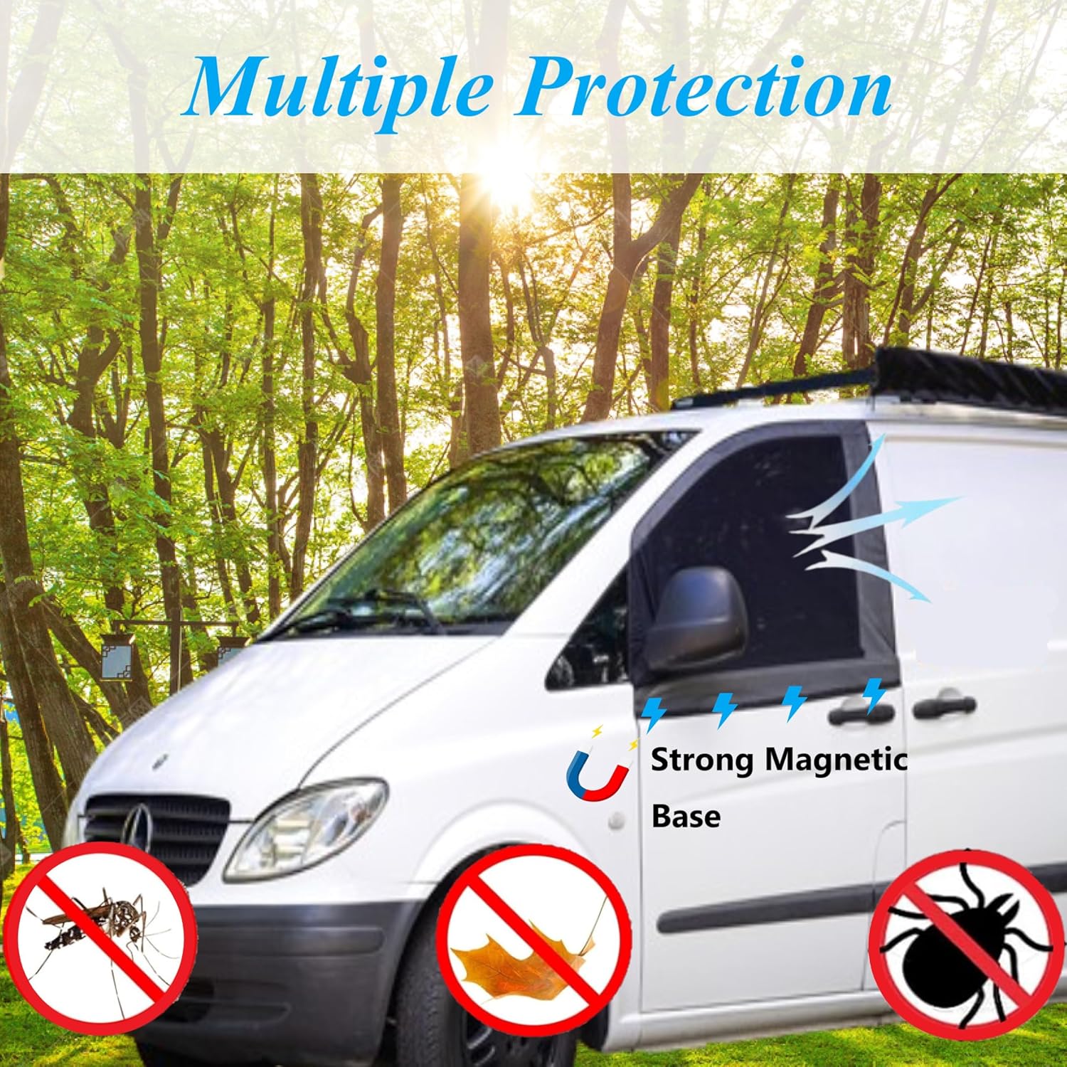 2 piezas de mosquiteras univer - Car Accessories Gifts reseña y precio