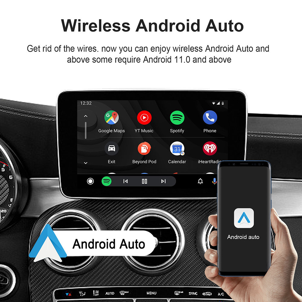 Android 13 Ai Box Inalámbrico, - Car Accessories Youtube reseña y precio