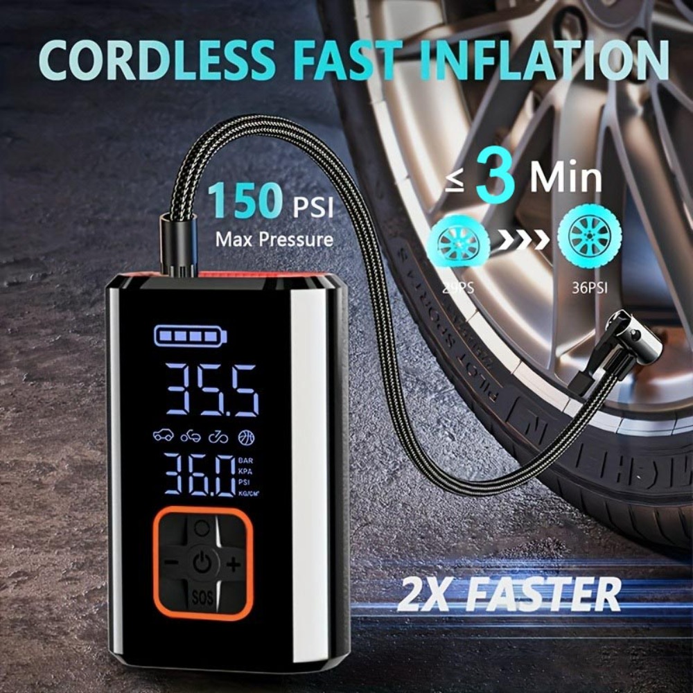 Compresor de Aire Portátil Ina - Car Portable Tire Inflator reseña y precio