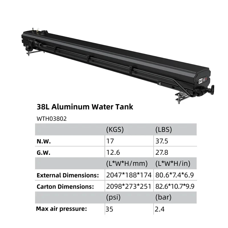 KQX - Tanque de Ducha para Tec - Car Accessories For Camping reseña y precio