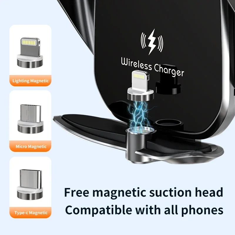 VIKEFON-cargador inalámbrico p - Car Cable Organizer reseña y precio