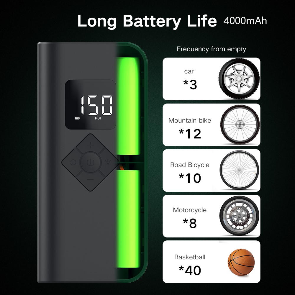 Inflador de Neumáticos Eléctri - Car Portable Tire Inflator reseña y precio