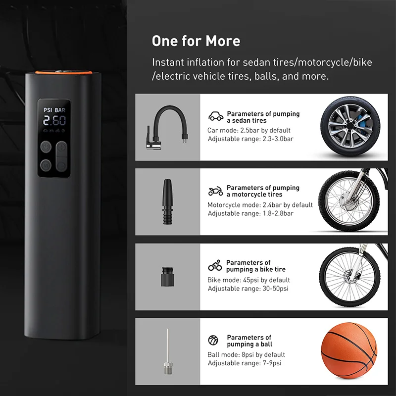 Mini Inflador de Neumáticos Di - Car Portable Tire Inflator reseña y precio