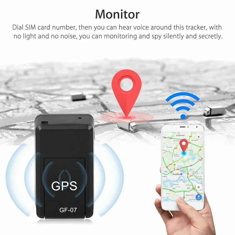 Rastreador Mini GPS de GF-07 p - Car Accessories For Elderly reseña y precio
