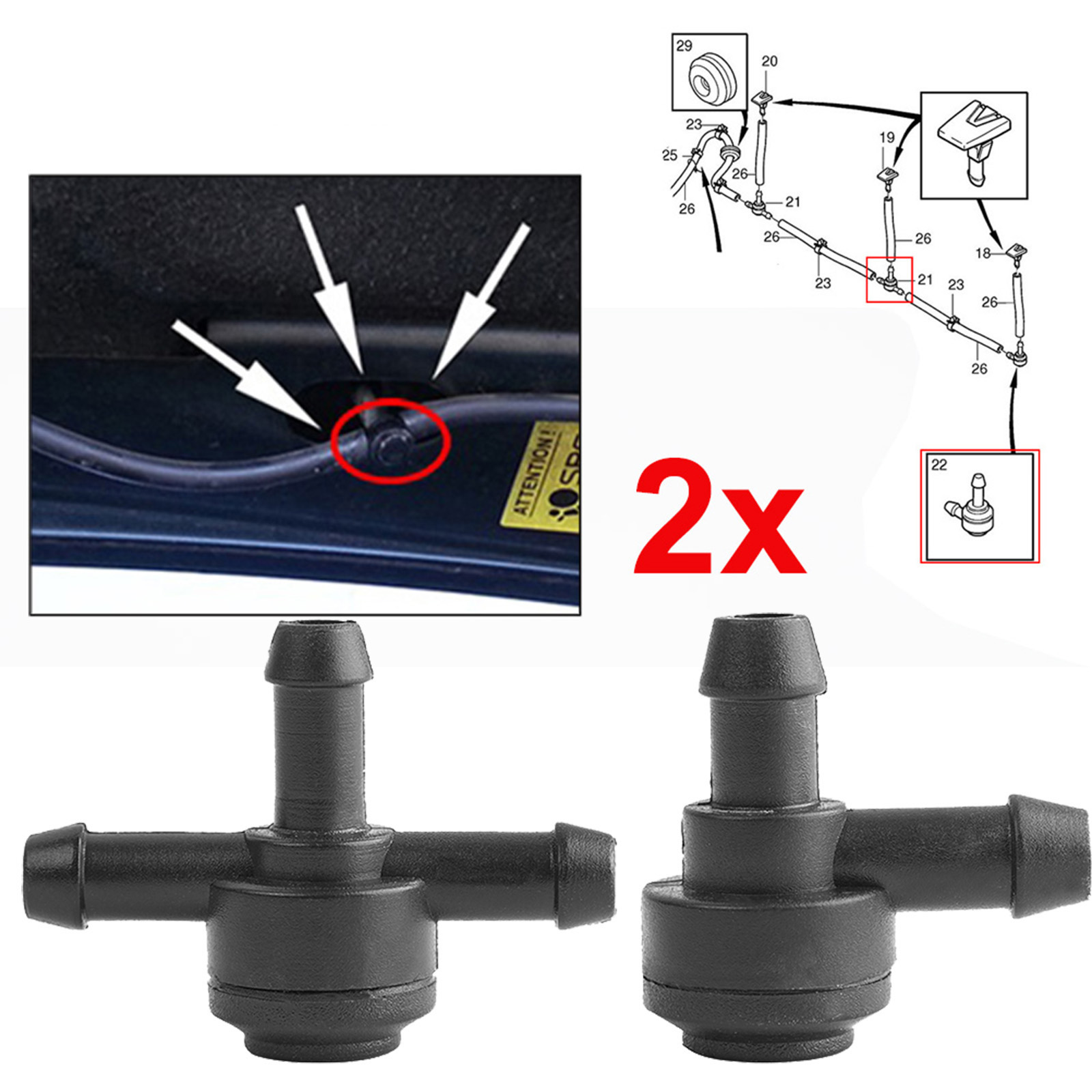 Para Volvo C30 S60 V40 V70 XC9 - Car Accessories Uk reseña y precio