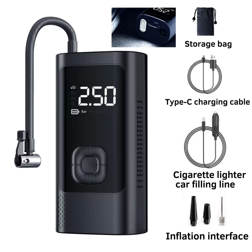 Bomba de Aire Portátil de 150  - Car Portable Tire Inflator reseña y precio