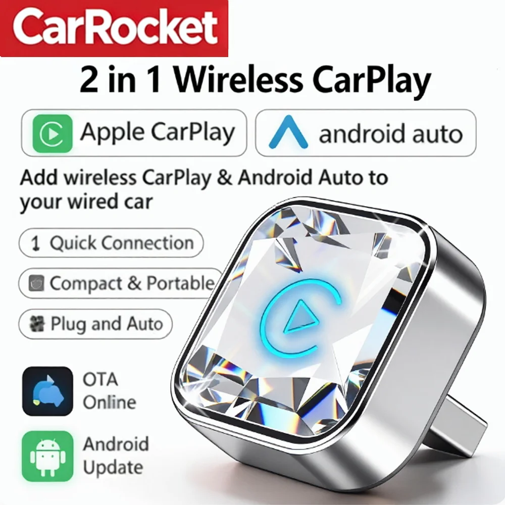 Adaptador inalámbrico CarRocke - Car Accessories Usa reseña y precio