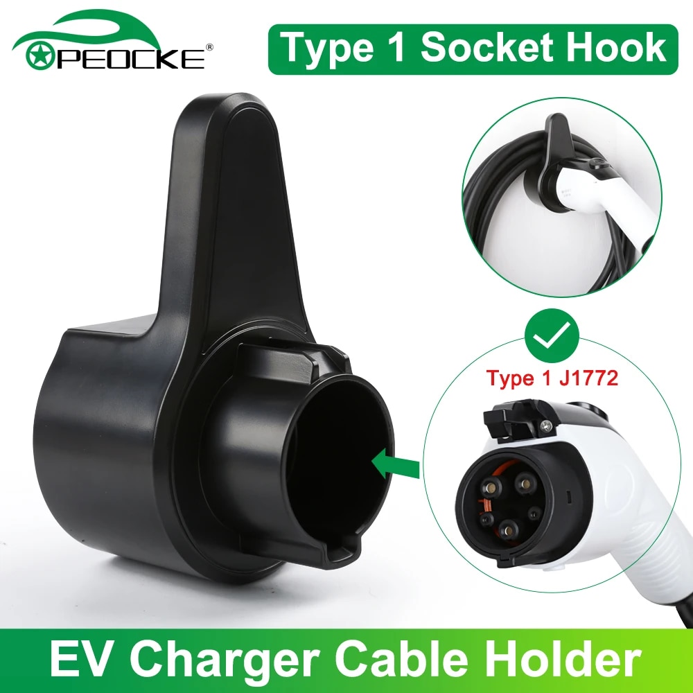 Soporte de cargador EV Tipo 1  - Car Cable Organizer reseña y precio