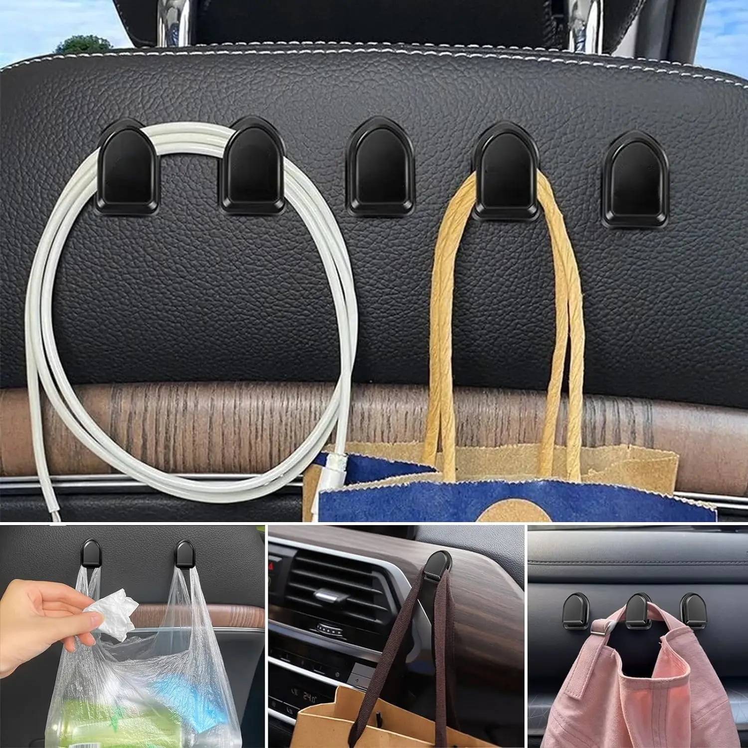 Mini Ganchos para Coche, Sopor - Car Accessories For Interior reseña y precio
