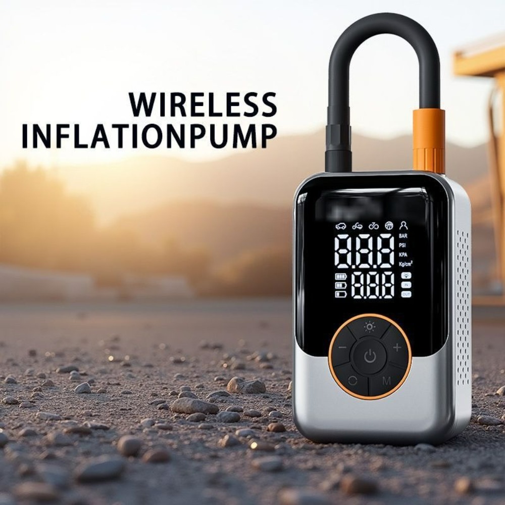 Bomba de Aire Portátil Inalámb - Car Portable Tire Inflator reseña y precio