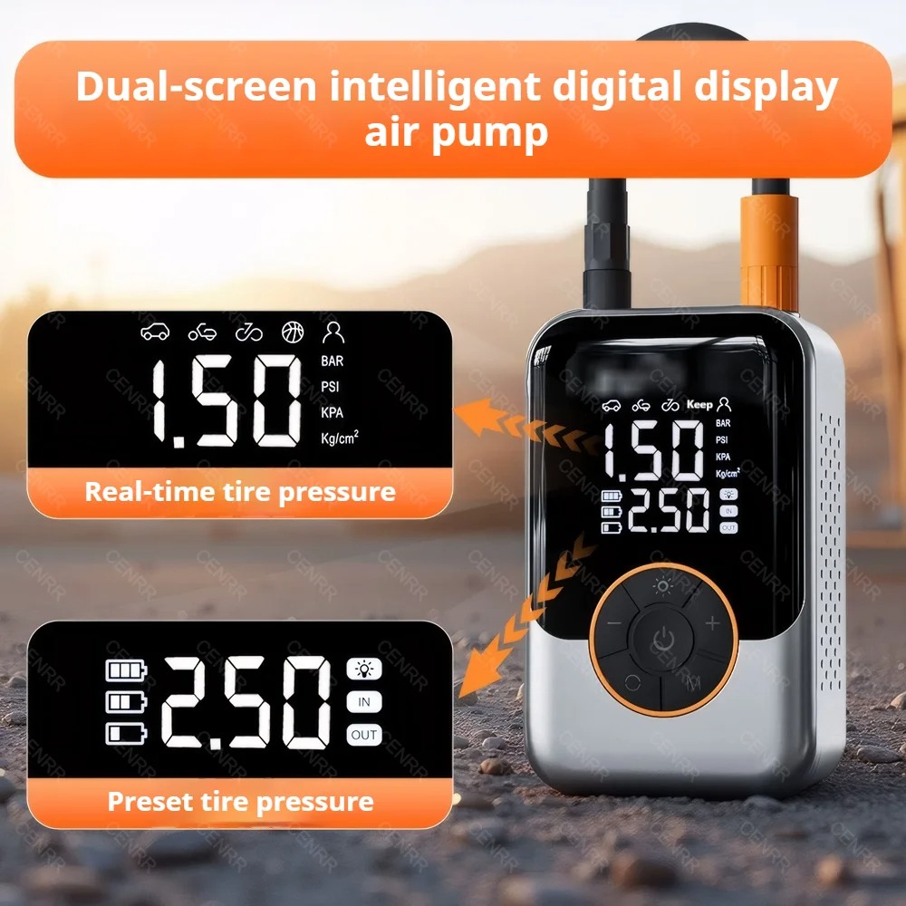 Bomba de Aire Portátil Inalámb - Car Portable Tire Inflator reseña y precio